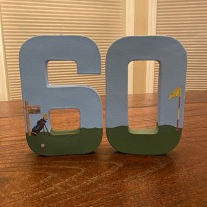 60th Golf Birthday Decor, Golf Themed 60 Birthday Numbers, Golf Party Decor